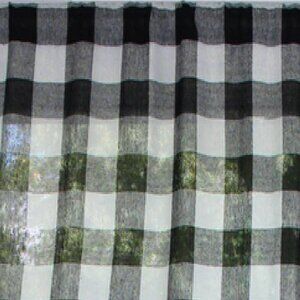 New Buffalo Check Black/Buttermilk Window Valance